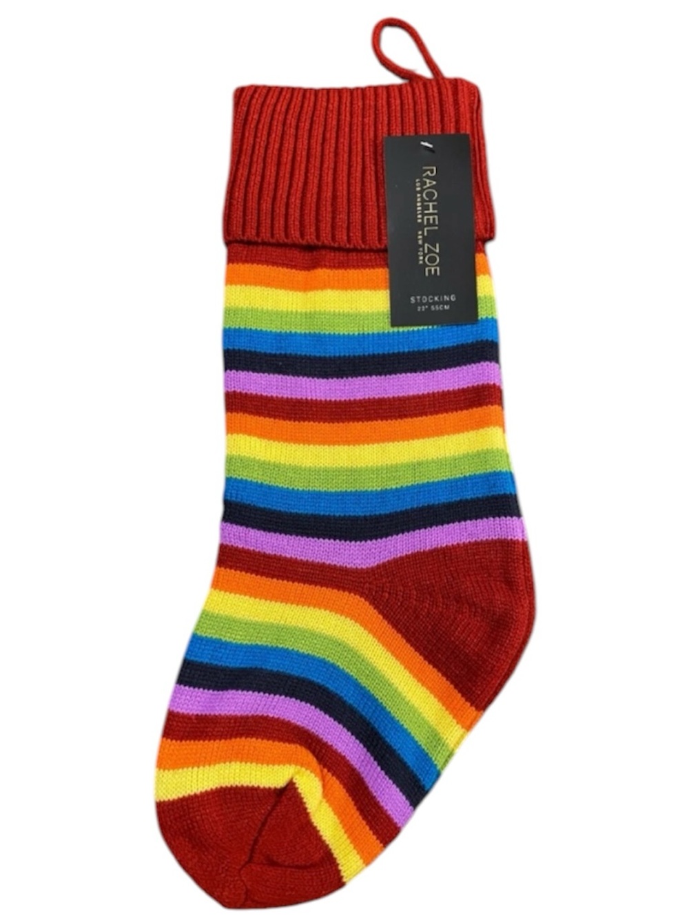 NEW Rachel Zoe striped pride stocking